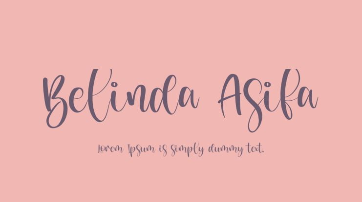 Belinda Asifa Font