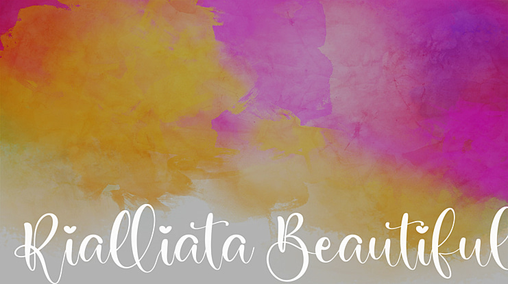 Rialliata Beautiful Font