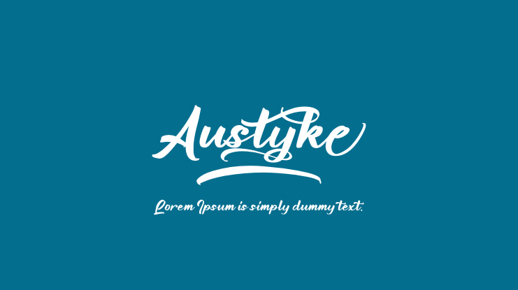 Austyke Font