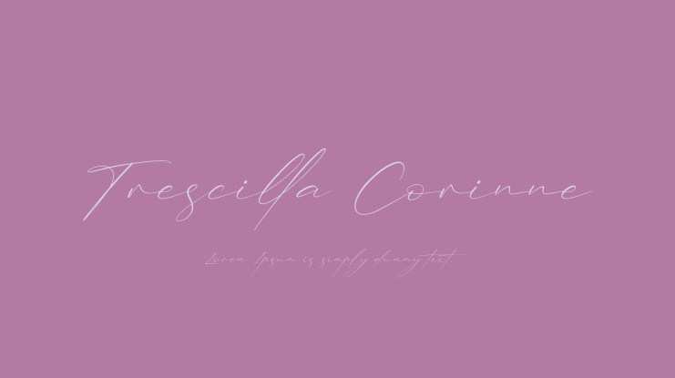 Trescilla Corinne Font