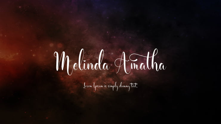 Melinda Amatha Font