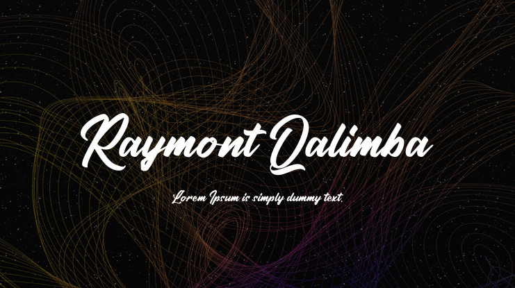 Raymont Qalimba Font