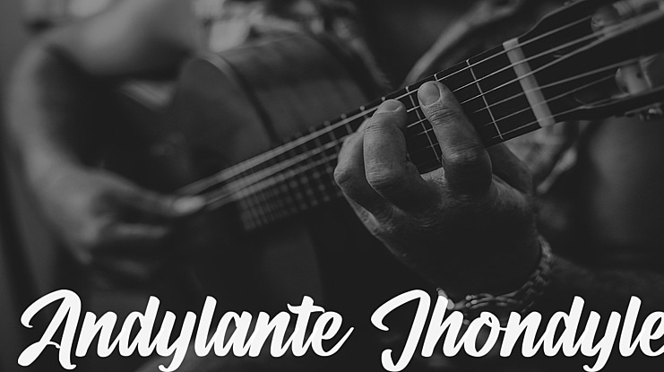 Andylante Jhondyle Font