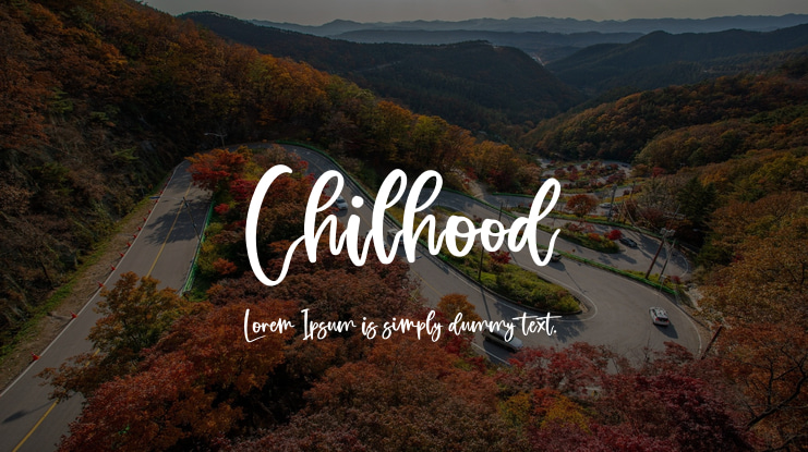Chilhood Font