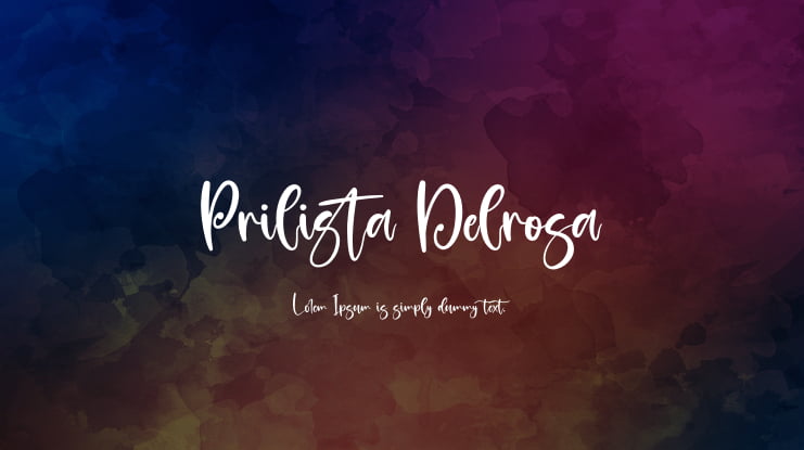 Prilista Delrosa Font