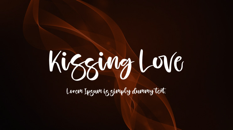 Kissing Love Font