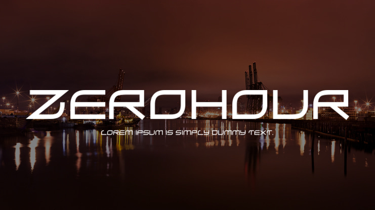 ZeroHour Font