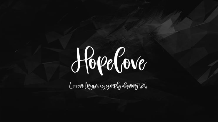 Hopelove Font