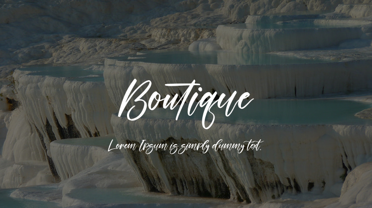 Boutique Font