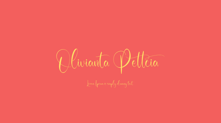 Olivianta Pettcia Font