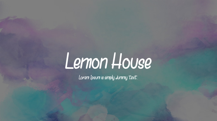 Lemon House Font