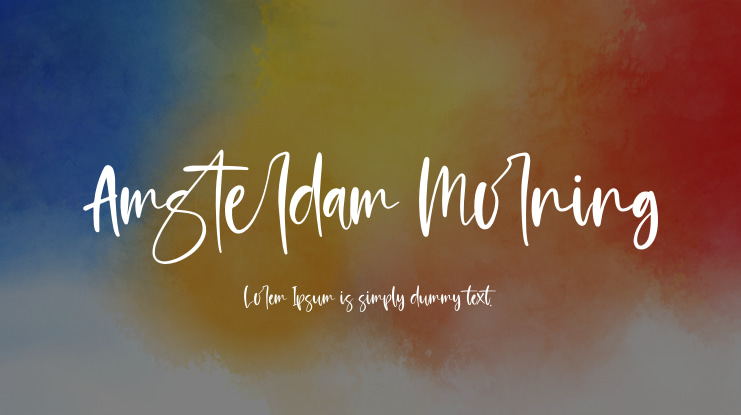 Amsterdam Morning Font