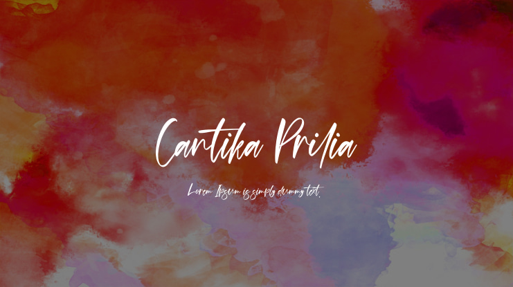 Cantika Prilia Font