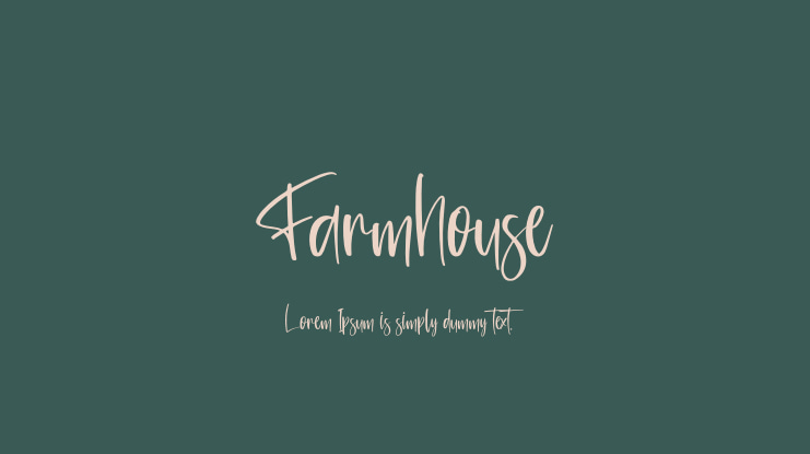 Farmhouse Font