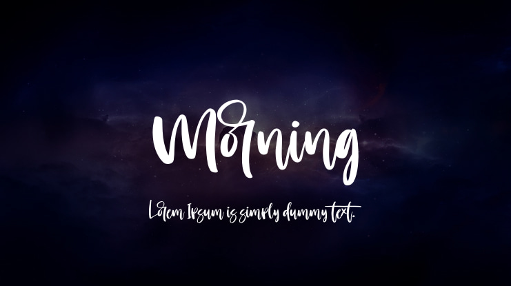 Morning Font