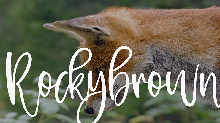 Rockybrown Font