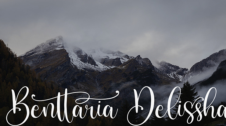 Benttaria Delissha Font