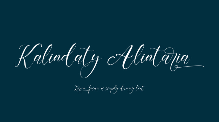 Kalindaty Alintaria Font