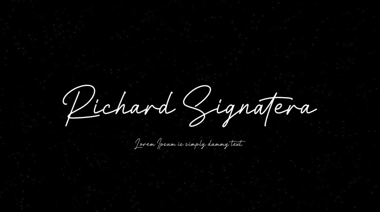 Richard Signatera Font