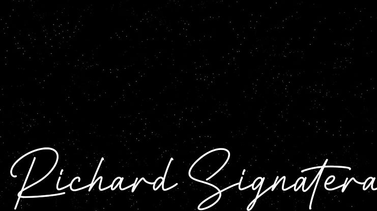 Richard Signatera Font