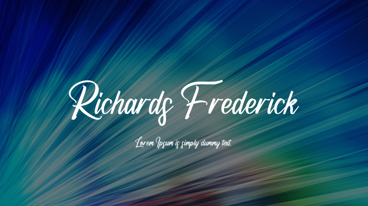 Richards Frederick Font Family
