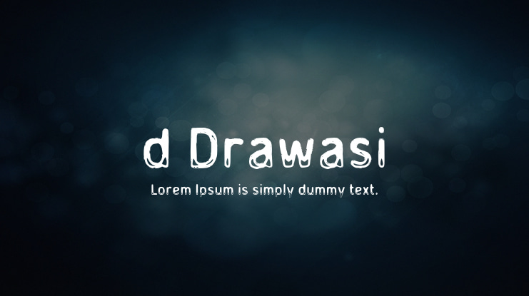 d Drawasi Font