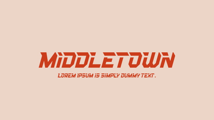 Middletown Font
