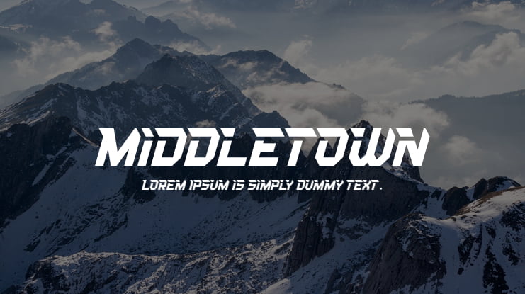Middletown Font