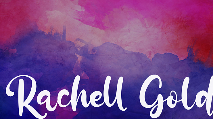 Rachell Gold Font