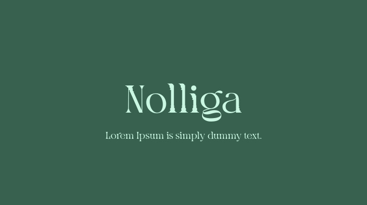 Nolliga Font