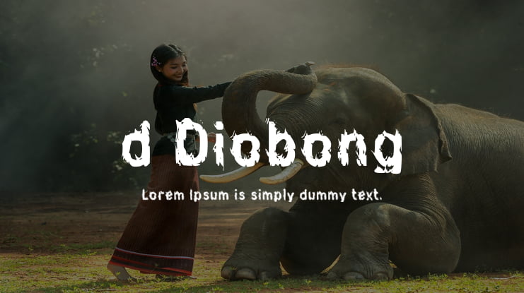 d Diobong Font