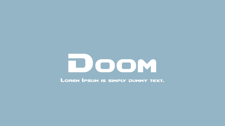 Doom Font