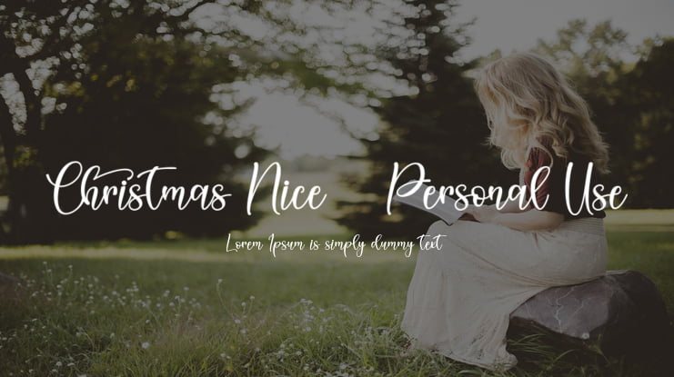 Christmas Nice - Personal Use Font