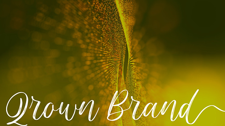 Qrown Brand Font