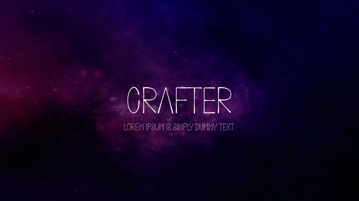 Crafter Font