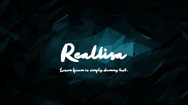 Reallisa Font