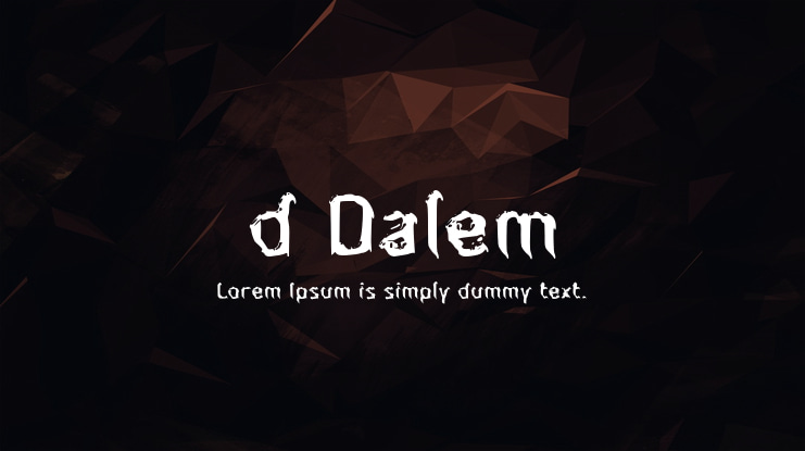 d Dalem Font