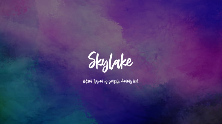 Skylake Font
