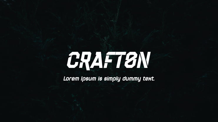 Crafton Font
