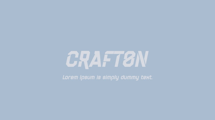 Crafton Font