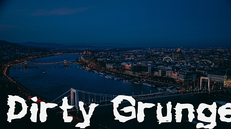 Dirty Grunge Font