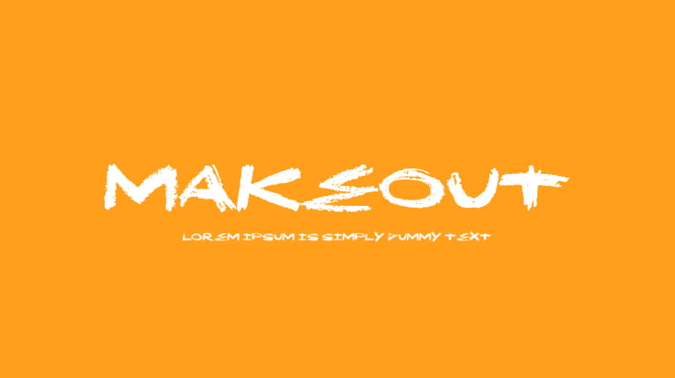 MakeOut Font