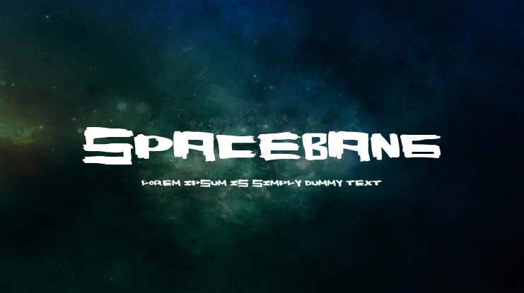 SpaceBang Font