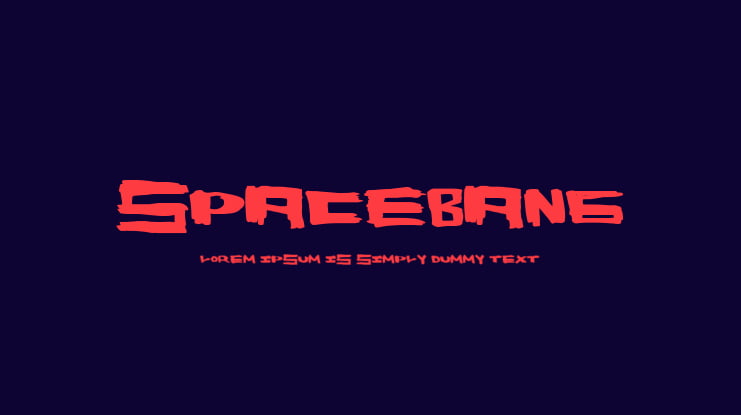 SpaceBang Font