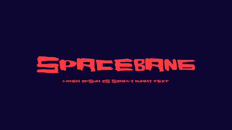 SpaceBang Font