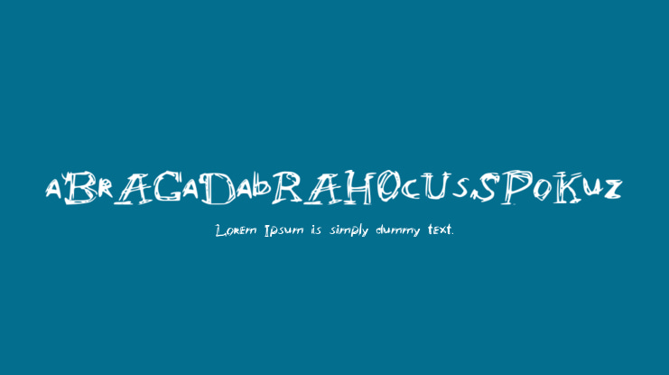 aBrACaDabRAHOcUsSPoKuz Font