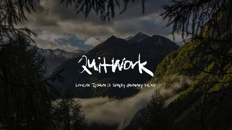 QuitWork Font