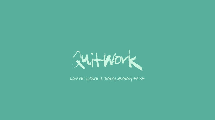 QuitWork Font