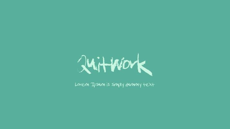 QuitWork Font