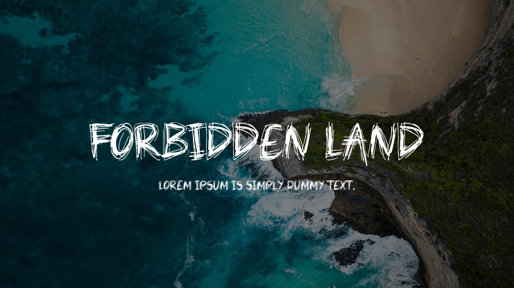 Forbidden Land Font